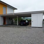 carports mit Gartenhaus